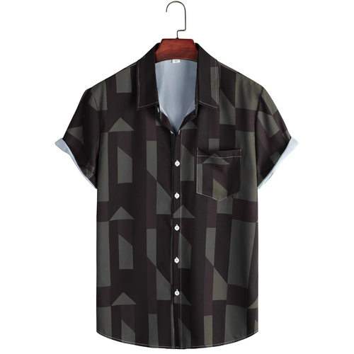 summer shirts for men man tshirts shirt new 夏威夷衬衫男大码
