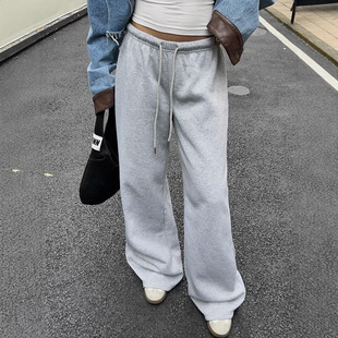 Europe low feel drape with sweatpants waisted Mid