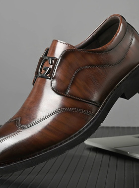 Men oxford brogue leather shoes super large 45 46 47 48 size