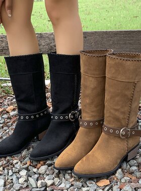 winter women snow boots warm shoes big size 42 大码女雪地靴