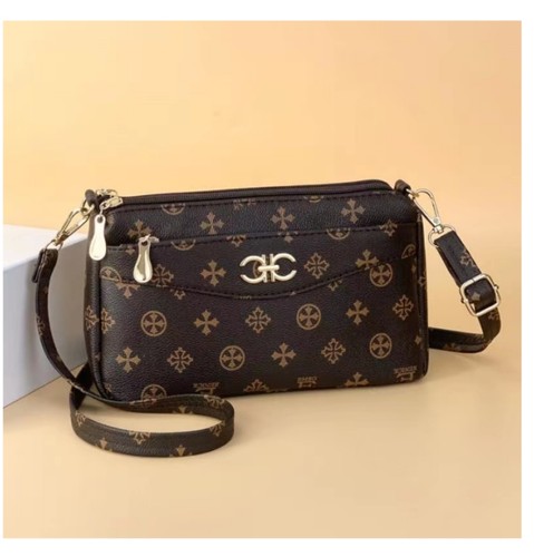 时尚印花适中妈妈大气斜挎包