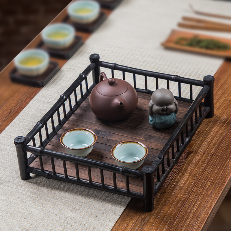 紫竹茶杯架 中式杯托隔热垫 竹制杯架茶托盘 茶具收纳架 茶道配件,餐饮具,茶道/零配,淘宝优惠券,粉丝福利购,淘宝优惠卷