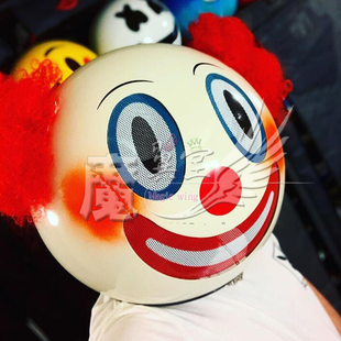 Marshmello百大Dj头套发光头套头盔mc夜店派对头套音乐节气氛头套