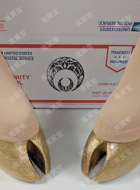 网红抖音欧美gogo酒吧夜店表演马蹄高跟鞋恋足调教情趣COS短靴