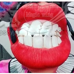 酒吧夜店服歌手ds舞队gogo作秀派对舞会未来科幻镜面亮片创意头饰