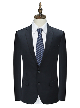 MY332美断码清仓春秋款男士职业正装百搭黑色两粒扣羊毛西服外套