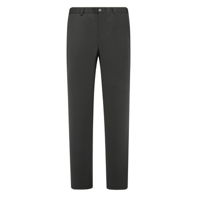 职业装黑色50％绵羊毛中腰西裤