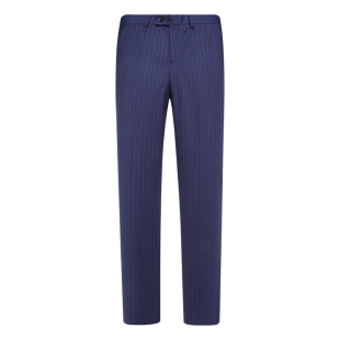 深蓝色绵羊毛中腰直筒休闲裤 Y1520路断码 职业正装 男士 清仓春秋款