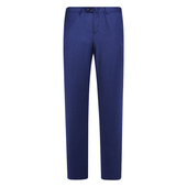 蓝色微弹力中腰直筒西裤 97.2％羊毛商务工装 清仓男士 Y1497路断码