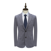 67.8％绵羊毛商务职业装 男士 两粒扣单西服 清仓春秋款 B1572鸟断码