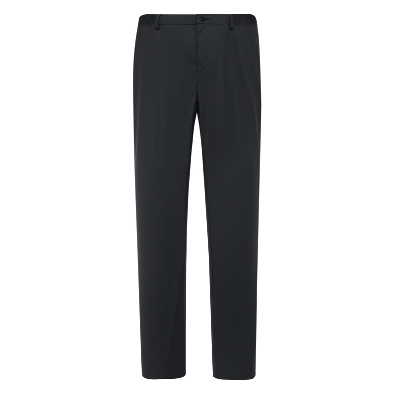 黑色休闲裤弹力中腰直筒