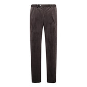 MY545美断码 舒适条绒深褐色直筒休闲裤 清仓秋冬加绒厚款 中年男士