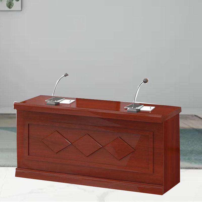 会议室主席台会场条形会议桌油漆长条桌演讲台领导发言台