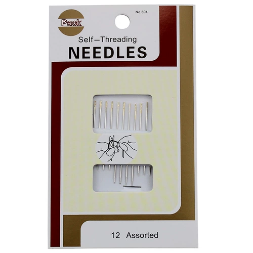 DIY ручной швейной иглы без швейной швейной иглы для пожилых людей не нужно проникать, 12 штук/сумки