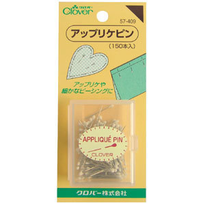 日本可乐clover贴布缝专用定位珠针固定针大头针 细小型57-409