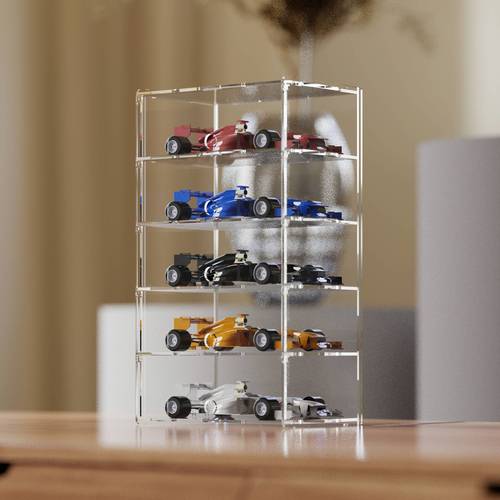 四驱车模型多美卡展示盒防尘盒