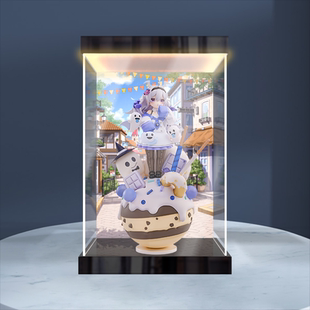 川帝适用RIBOSE 核糖 甜点星球 水星的魔女 影法师手办灯箱展示盒