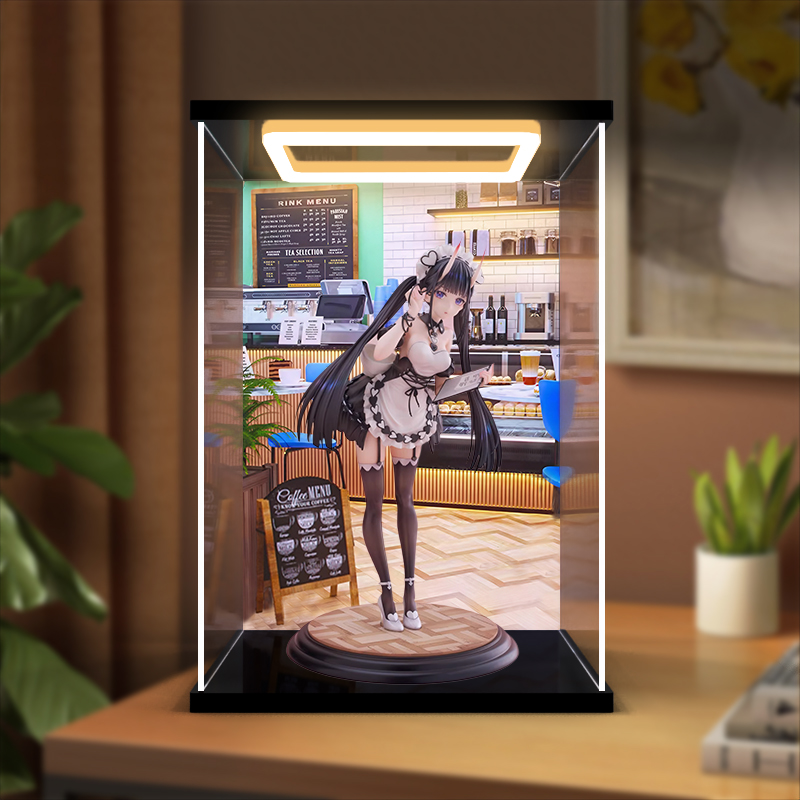 亚克力灯光收纳盒子适用于碧蓝航线 能代 需要少冰吗?手办摆件