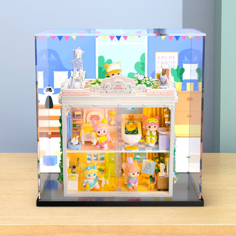 未及一间公寓系列街景拼装展示盒