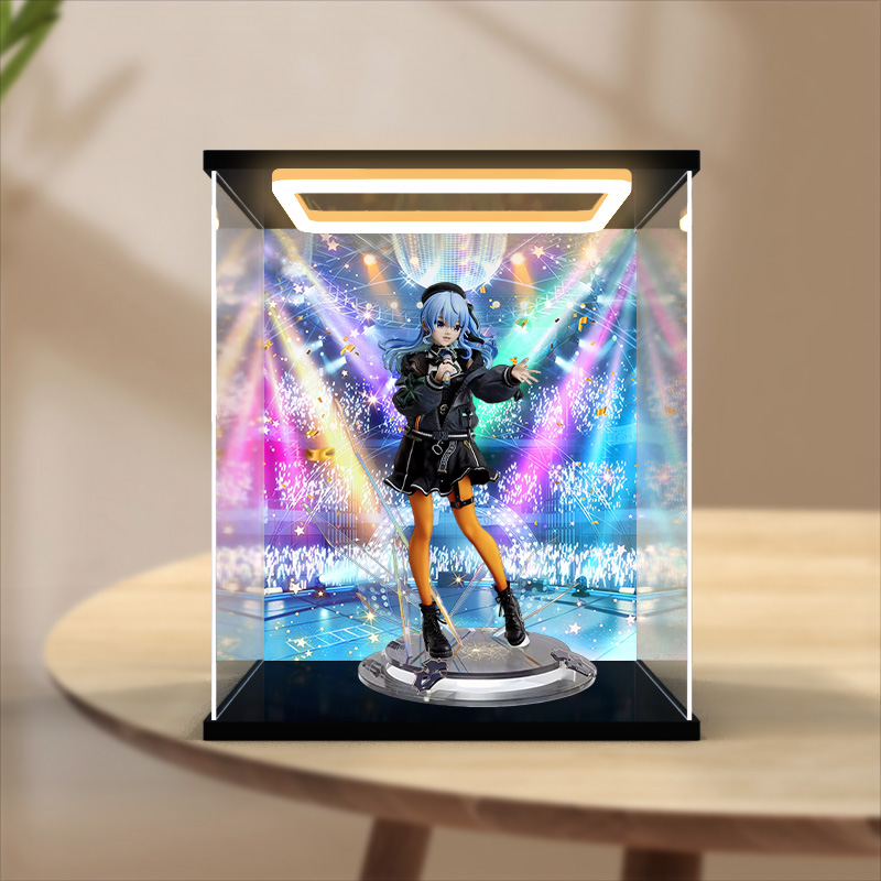 回型灯展示盒适用Design Coco hololive 星街彗星 手办模型防尘罩