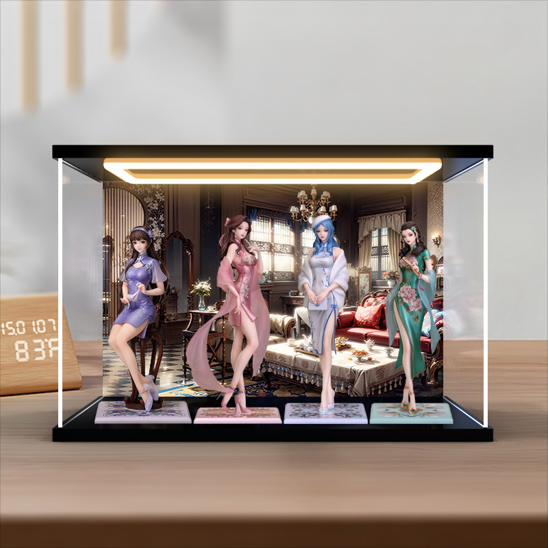 亚克力展示盒适用织梦系列王者荣耀貂蝉杨玉环王昭君西施多人防尘