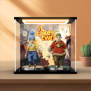 适用共鸣gong 双人成行 潮玩公仔专用模型亚克力收纳盒