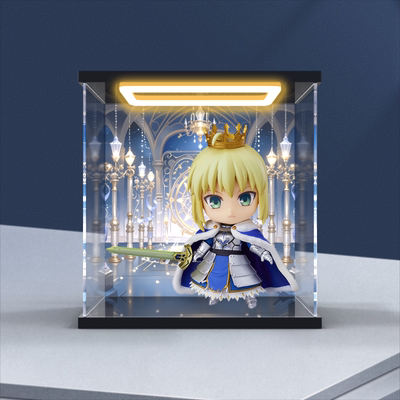 灯光展示盒适用 命运冠位指定 阿尔托莉雅 真名开放 粘土人防尘罩