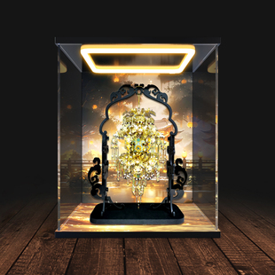 亚克力回型灯展示盒适用 PIECECOOL/拼酷 天火树立体拼图国风模型