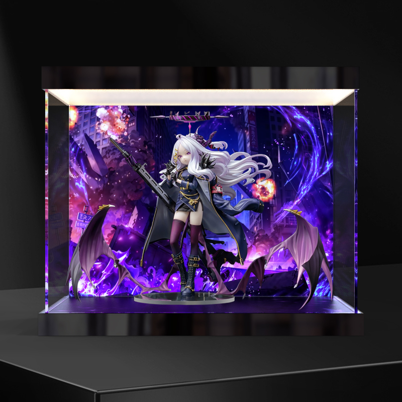 适用 Bfull 蔚蓝档案 空崎日奈 手办收纳盒亚克力高清灯光展示盒