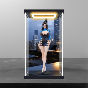 回型灯展示盒适用Super 创新紫罗兰芬香素体&温感漆 井上鸢 手办