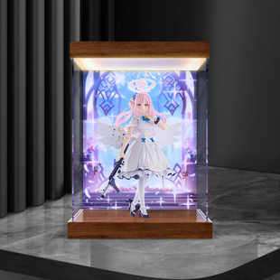 适用Max Factory figma 蔚蓝档案圣园未花手办亚克力高清展示盒