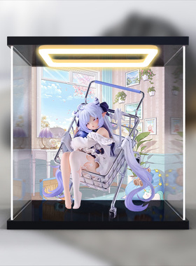 亚克力高清展示盒适用EUSUN 睡眠恶魔 诺诺丝 手办模型回灯防尘罩