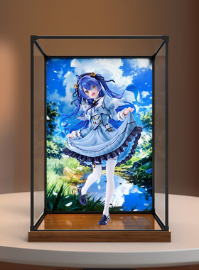 展示盒适用FNEX 虚拟主播-彩虹社 天宫心 手办亚克力超高清防尘