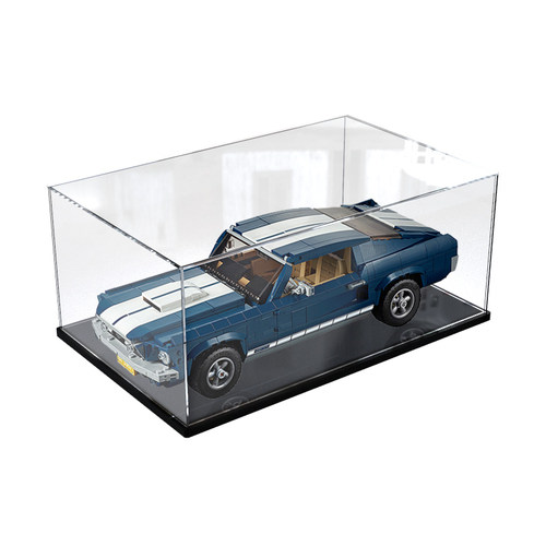 亚克力展示盒适用乐高福特GT野马10265LEGO模型防尘盒透明罩