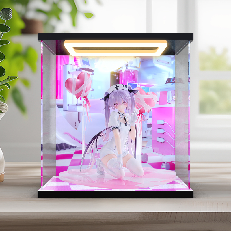 亚克力展示盒 适用Pink Charm 伊芙 SWEET TOXIC Ver1/6 手办防尘