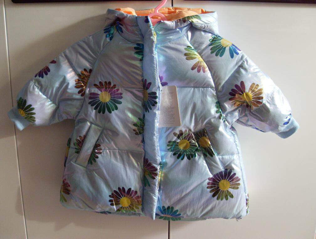 炫彩儿童羽绒服男童女童中小童雏菊洋气外套宝宝童装加厚冬季包邮