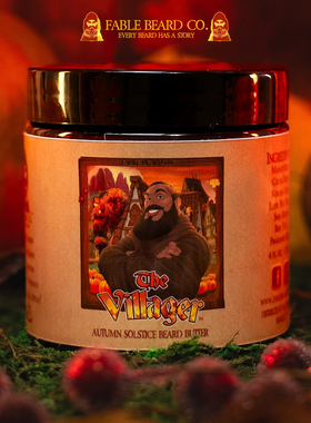 Fable beard co-The Villager蔓越莓琥珀秋日气息 自然胡须定型膏