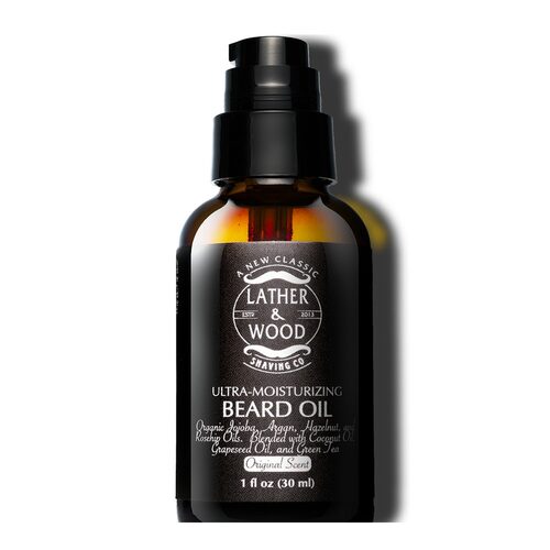 Lather&Wood男士胡须油滋润30ml