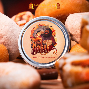 Baker甜甜圈香草糖肉桂香氛 Fable The 持久定型胡须膏 beard