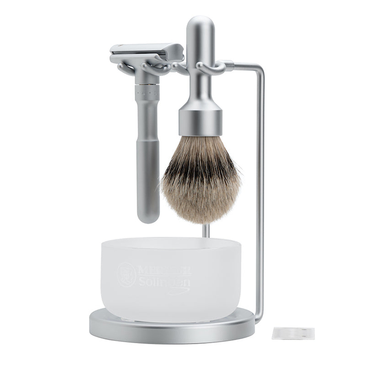 剃刀剃须刷支架皂碗Merkur