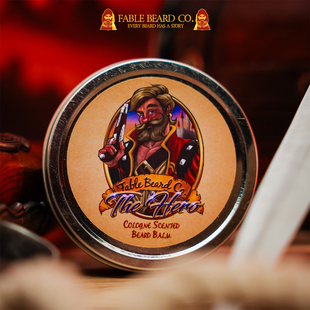 The Hero烟草淡古龙水琥珀香持久定型滋养胡须膏 beard Fable