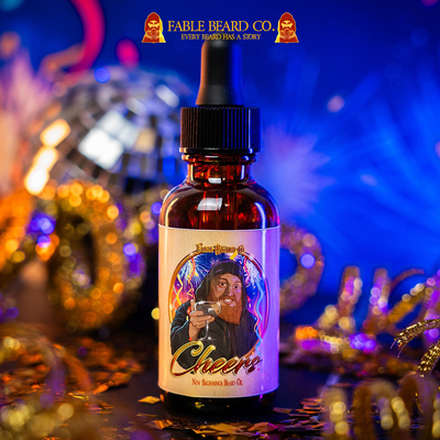Fable beard co-Cheers融合橙香奶油 陈年香槟和覆盆子香氛胡须油