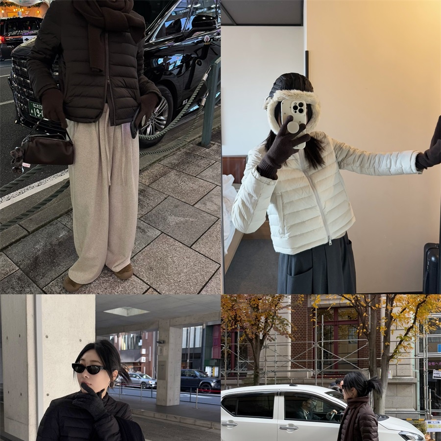 90白鸭绒小立领排骨羽绒服