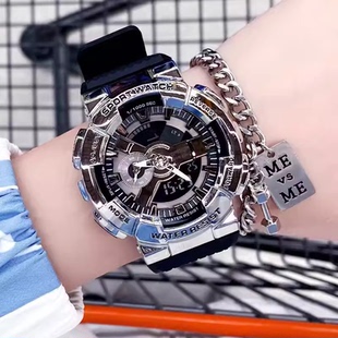 电子手表男款 初中高中学生潮流防水炫酷青少年男生运动夜光电子表