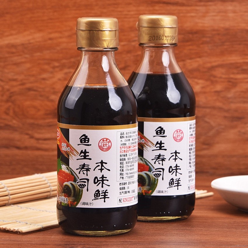 一统原创鱼生寿司本味鲜200ml 寿司酱油 日本料理 包邮