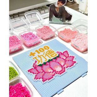 coco融合拼豆同款mard补充包材料包盒装黑白全色黄豆豆单色221色