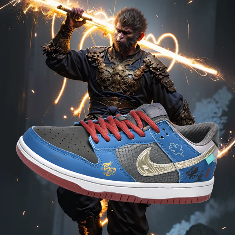 官网AJ男女板鞋黑神话悟空低帮情侣莆田蛇年限定学生青蛇传说鸳鸯