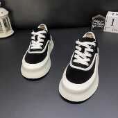 男通勤日系厚底潮流百搭低帮系带休闲鞋 2026新款 春夏反绒皮板鞋 子