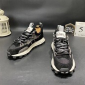 运动老爹鞋 男鞋 子 时尚 个性 春夏新款 潮流百搭反绒皮拼接网布休闲鞋