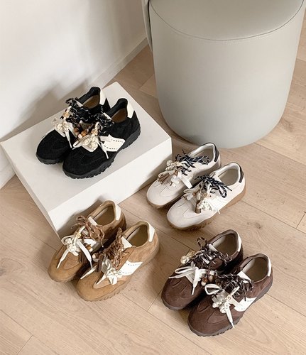 2025新款厚底德训鞋女复古百搭休闲运动板鞋